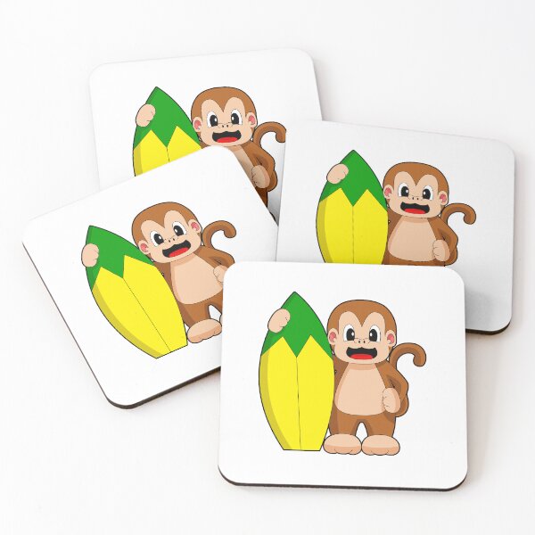 Item preview, Monkey Banana Surfing designed and sold by Snabdesign84.