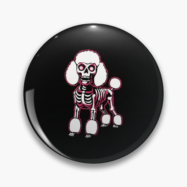 Item preview, Skeleton Poodle designed and sold by ChunkByChunk.