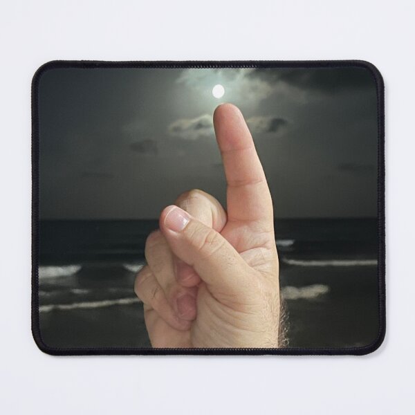 Item preview, Finger pointing a full moon  designed and sold by Ponted.