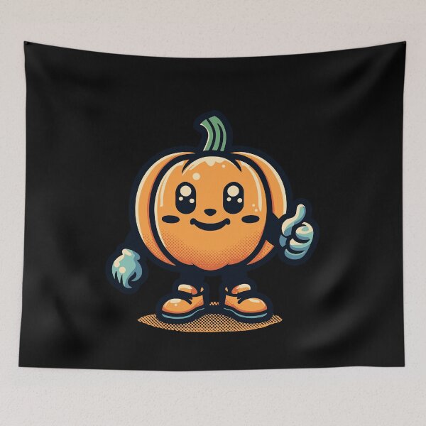 Item preview, Kawaii Pumpkin Cute Halloween Pumpkin Decoration designed and sold by LuminOrb.