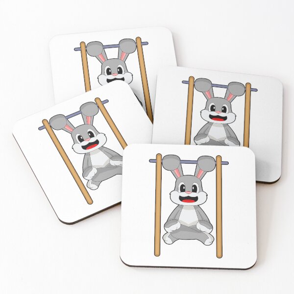 Item preview, Rabbit Bodybuilder Pull ups Bodybuilding designed and sold by Snabdesign84.