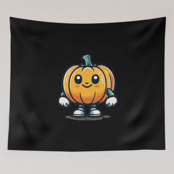Item preview, Kawaii Pumpkin Cute Halloween Pumpkin designed and sold by LuminOrb.