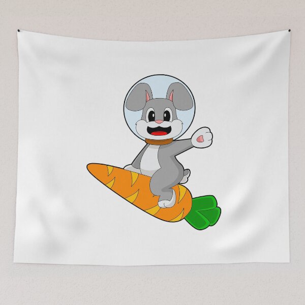 Item preview, Rabbit Carrot Astronaut designed and sold by Snabdesign84.