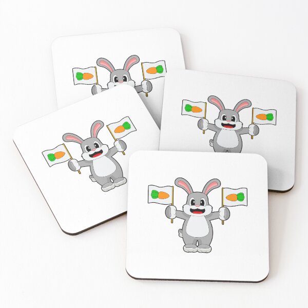 Item preview, Rabbit Carrot Flag designed and sold by Snabdesign84.