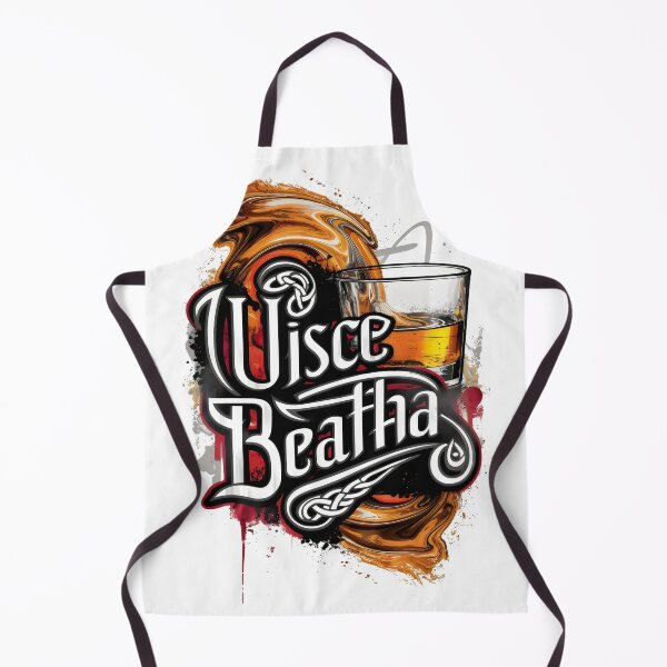 Item preview, Irish Whiskey in Irish Language Celtic Theme Design Uisce Beatha designed and sold by CELTIC-DESIGNS.