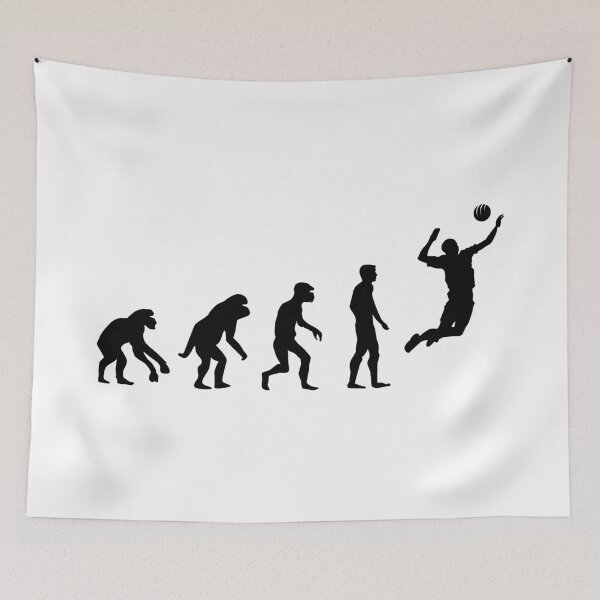 Item preview, Volleyball Evolution Player Attack Team Symbol designed and sold by AndreMi.