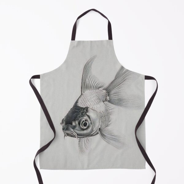Item preview, Black and White fish Pencil Drawing designed and sold by Pencil-Art.