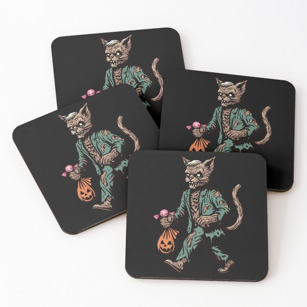 Item preview, Undead Zombie Cat Trick Or Treat Halloween designed and sold by LuminOrb.