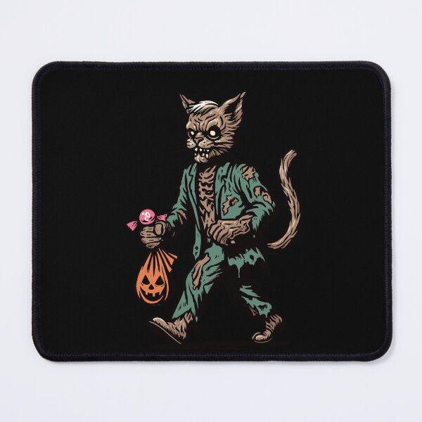 Item preview, Undead Zombie Cat Trick Or Treat Halloween designed and sold by LuminOrb.