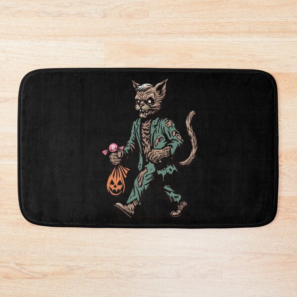 Item preview, Undead Zombie Cat Trick Or Treat Halloween designed and sold by LuminOrb.