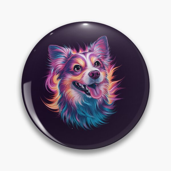 Item preview, Nebula Galaxy Fur Dog T-Shirt and sticker Design designed and sold by BrickXSq.