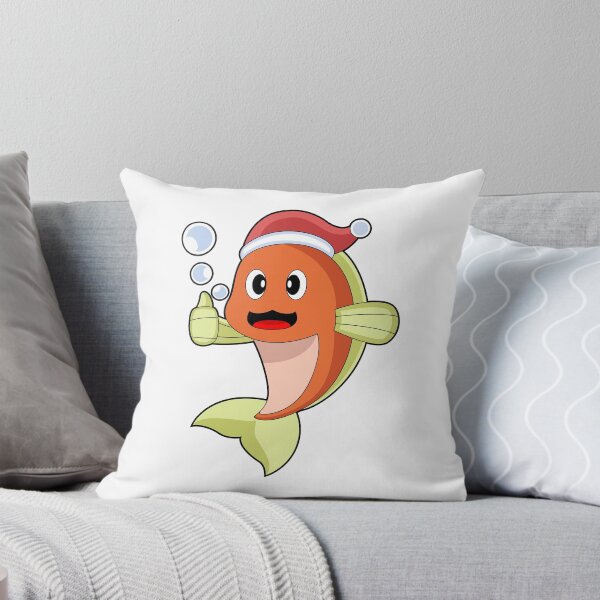 Item preview, Fish Christmas Santa hat designed and sold by Snabdesign84.