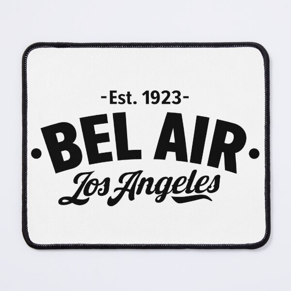 Item preview, Bel Air Los Angeles - Black Typographic Logo Design designed and sold by Boogosh.