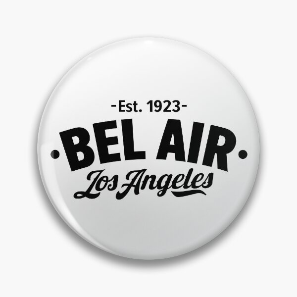 Item preview, Bel Air Los Angeles - Black Typographic Logo Design designed and sold by Boogosh.