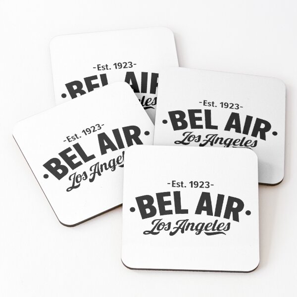 Item preview, Bel Air Los Angeles - Black Typographic Logo Design designed and sold by Boogosh.