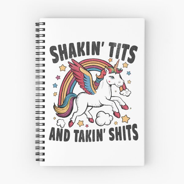 Item preview, Shaking Tits And Taking Shits - Funny Unicorn designed and sold by Beanster-nl.