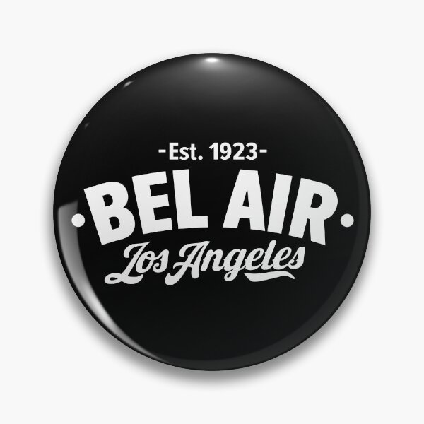 Item preview, Bel Air Los Angeles - White Typographic Logo Design designed and sold by Boogosh.