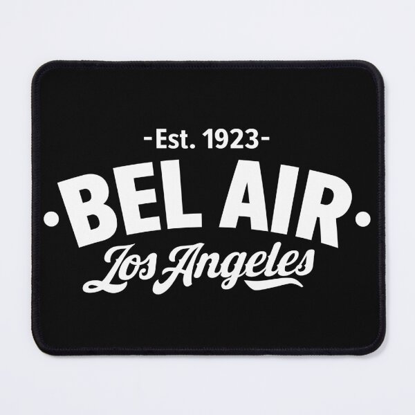 Item preview, Bel Air Los Angeles - White Typographic Logo Design designed and sold by Boogosh.