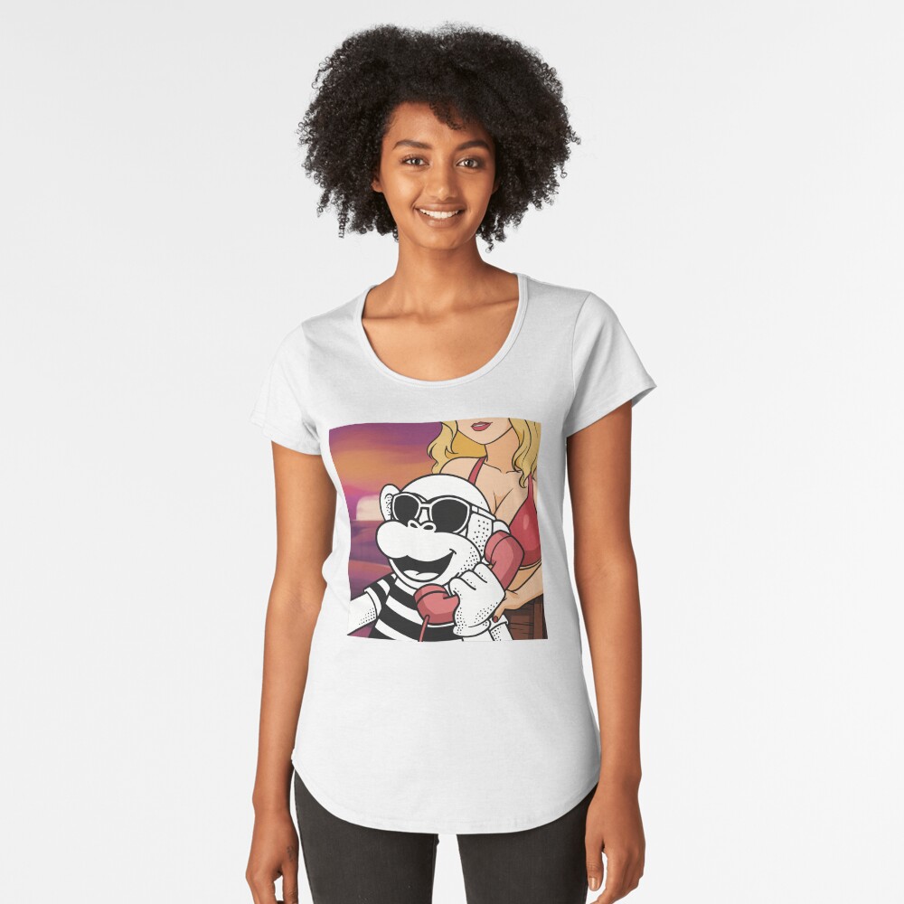 Aperçu de l'œuvre T-shirt premium échancré créée et vendue par Battacio-shop.