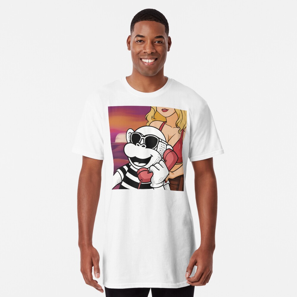 Aperçu de l'œuvre T-shirt long créée et vendue par Battacio-shop.