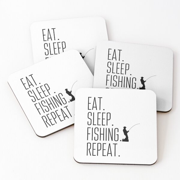 Item preview, Eat Sleep Fish Repeat designed and sold by Amzg-Designs.