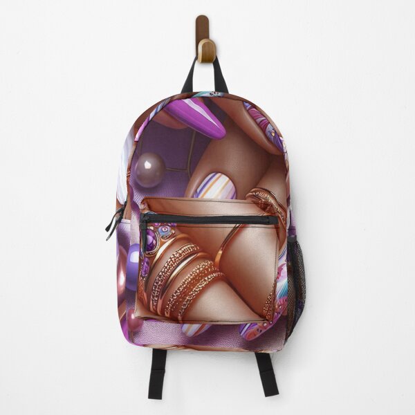 Item preview, Purple Elegance: Chic Nail Designs designed and sold by 3IN1digiart.