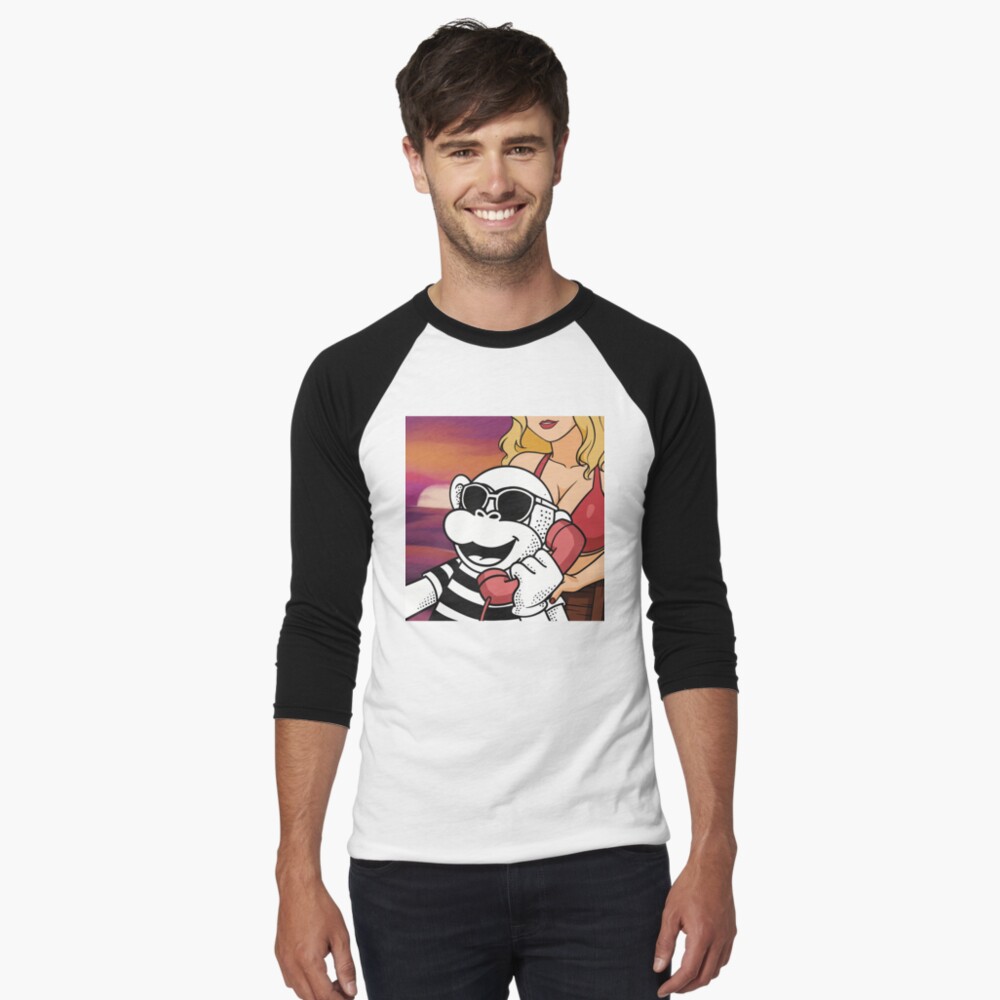 Aperçu de l'œuvre T-shirt baseball manches ¾ créée et vendue par Battacio-shop.