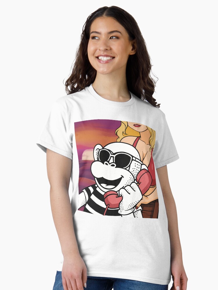 Aperçu 2 sur 7. T-shirt classique avec l'œuvre battacio summer edition créée et vendue par Battacio-shop.