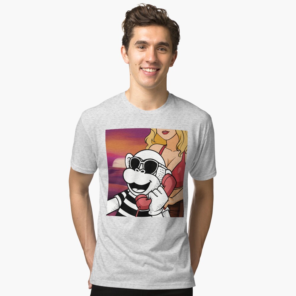 Aperçu de l'œuvre T-shirt chiné créée et vendue par Battacio-shop.