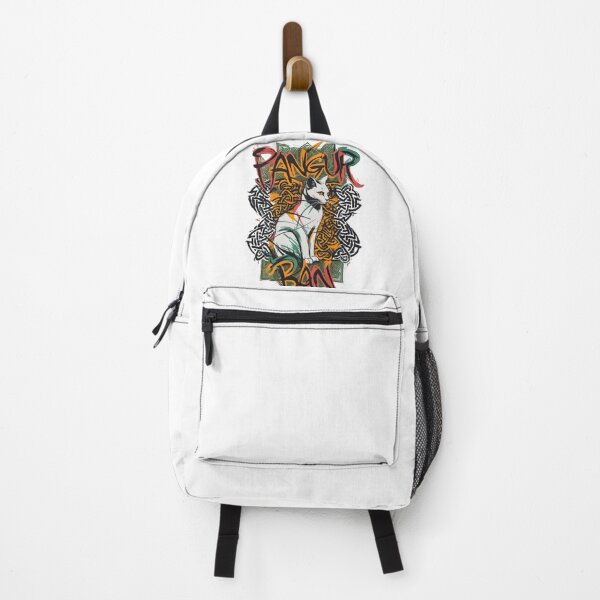 Item preview, Pangur Bán White Cat Celtic Irish Poem designed and sold by CELTIC-DESIGNS.