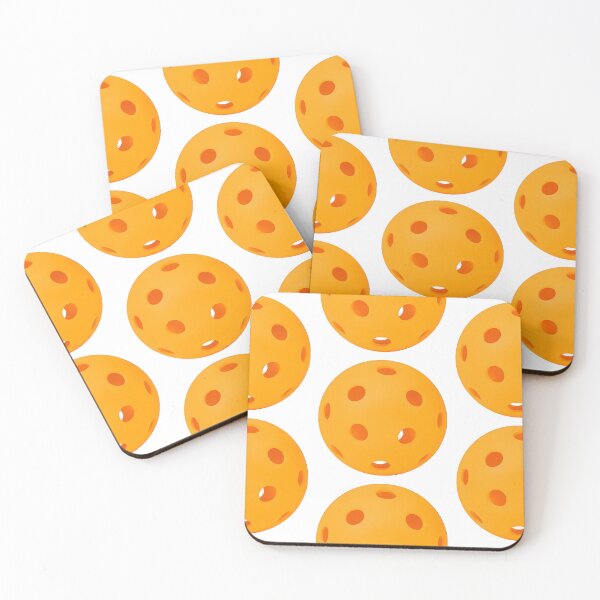 Item preview, Orange pickleball pattern designed and sold by EvieWoj.