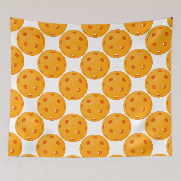 Item preview, Orange pickleball pattern designed and sold by EvieWoj.