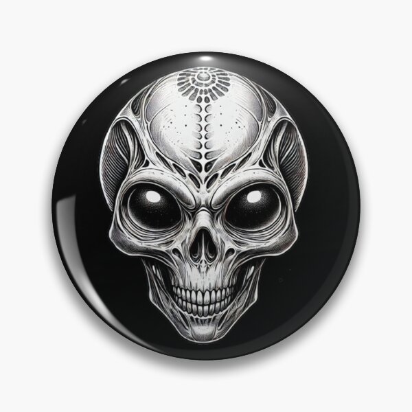 Item preview, Alien Skull 8 designed and sold by LaNadaYFundante.