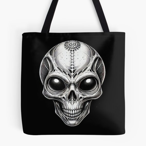 Item preview, Alien Skull 8 designed and sold by LaNadaYFundante.