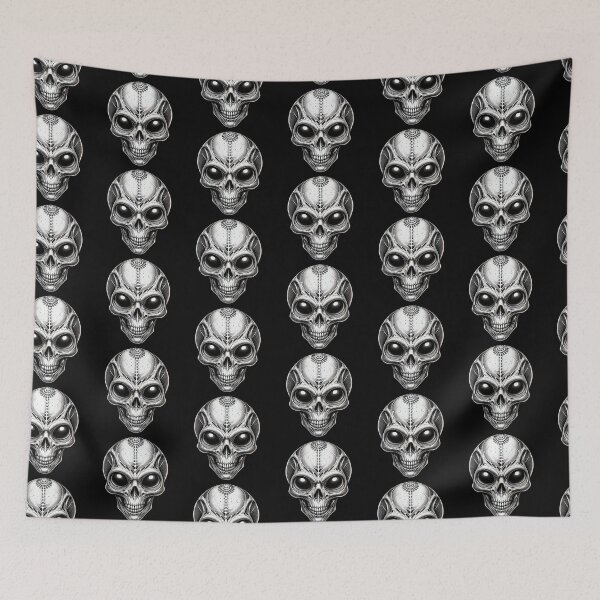 Item preview, Alien Skull 8 designed and sold by LaNadaYFundante.
