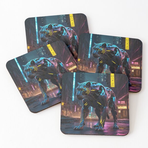 Item preview, mechanical black panther designed and sold by FusiTink.