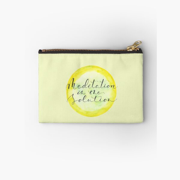 Item preview, Meditation Quote I Meditation is the solution designed and sold by GreenStem.