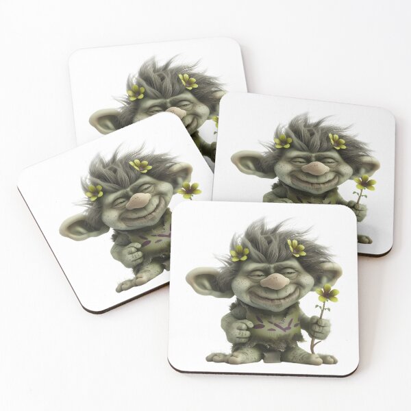 Item preview, Troll, Trolls, Angry Troll, Cute Troll, Troll Doll, Goblin, Gnome, Fantasy designed and sold by Lumora.Studio.