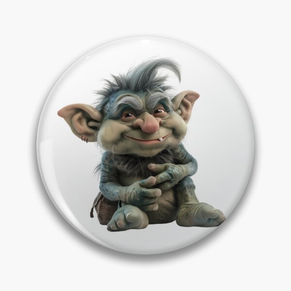 Item preview, Troll, Trolls, Angry Troll, Cute Troll, Troll Doll, Goblin, Gnome, Fantasy designed and sold by Lumora.Studio.