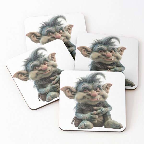 Item preview, Troll, Trolls, Angry Troll, Cute Troll, Troll Doll, Goblin, Gnome, Fantasy designed and sold by Lumora.Studio.