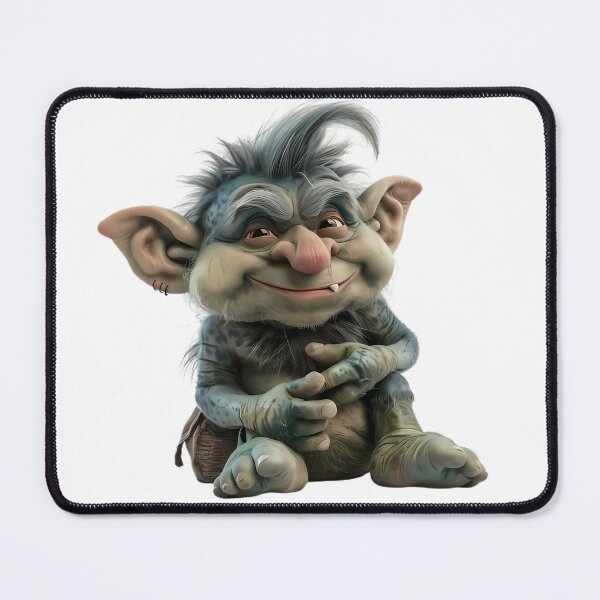 Item preview, Troll, Trolls, Angry Troll, Cute Troll, Troll Doll, Goblin, Gnome, Fantasy designed and sold by Lumora.Studio.