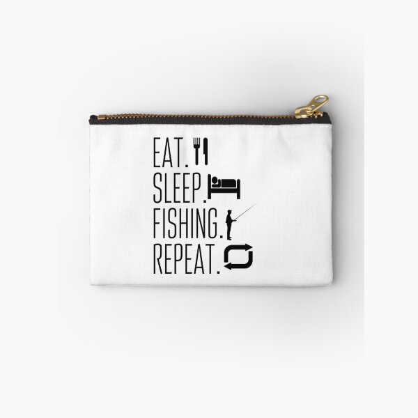 Item preview, Eat Sleep Fish Repeat designed and sold by Amzg-Designs.