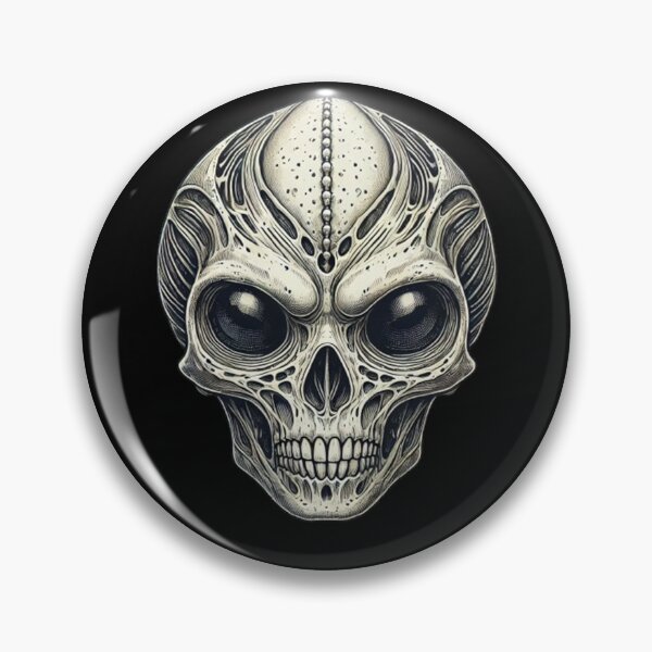 Item preview, Alien Skull 9 designed and sold by LaNadaYFundante.