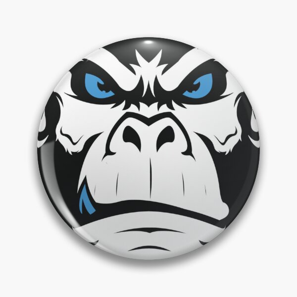 Item preview, Fierce Gorilla Face - Bold and Intense T-Shirt designed and sold by jebran.