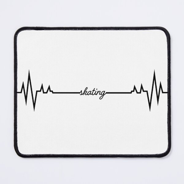 Item preview, Skating Heartbeat (black)  designed and sold by AnythingGOE.