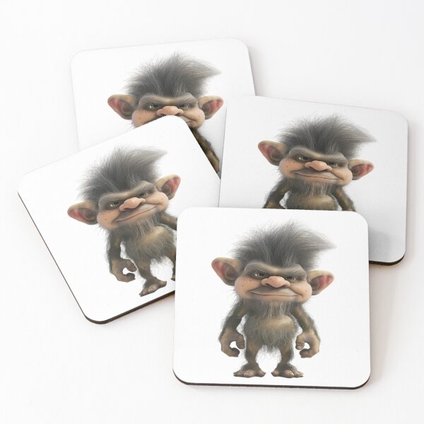Item preview, Troll, Trolls, Angry Troll, Cute Troll, Troll Doll, Goblin, Gnome, Fantasy designed and sold by Lumora.Studio.
