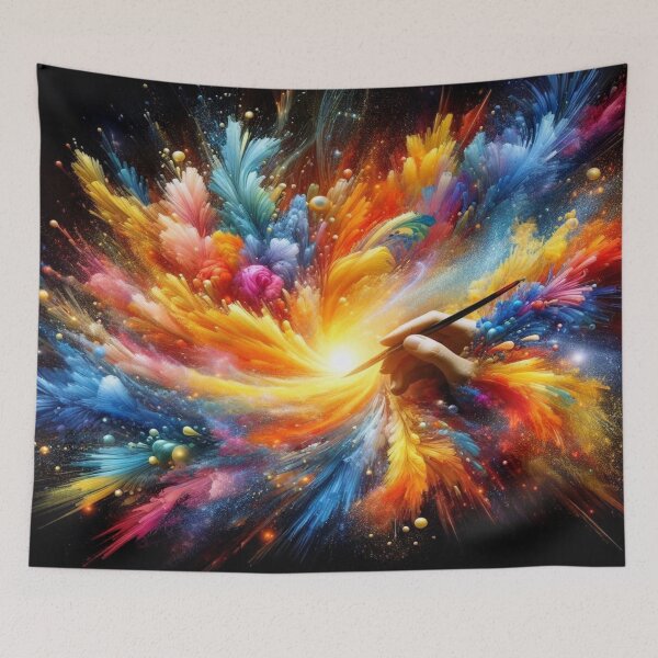Item preview, Colour explosion: When thoughts guide the brush designed and sold by FotoworldEdel.
