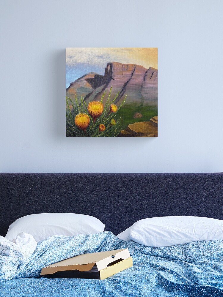 Thumbnail 1 of 3, Canvas Print, Looking across to Bluff Knoll, Western Australia designed and sold by KellyLoganArt.
