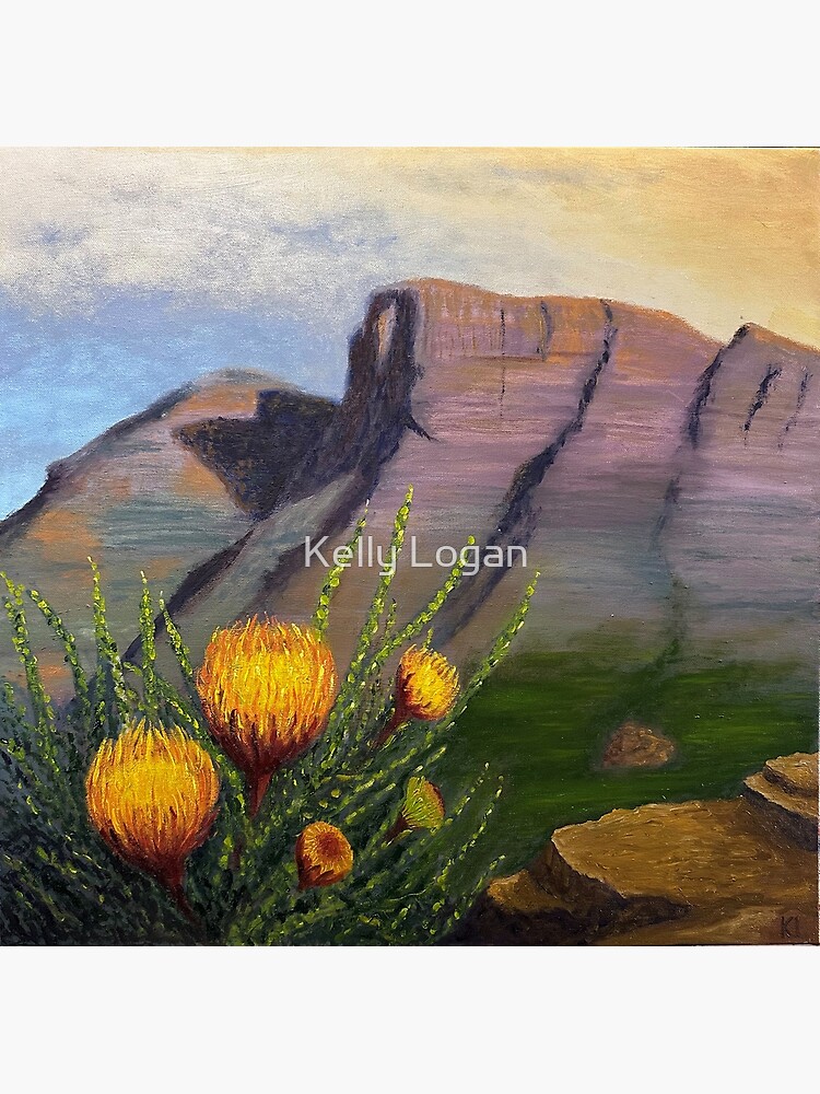 Thumbnail 3 of 3, Canvas Print, Looking across to Bluff Knoll, Western Australia designed and sold by KellyLoganArt.