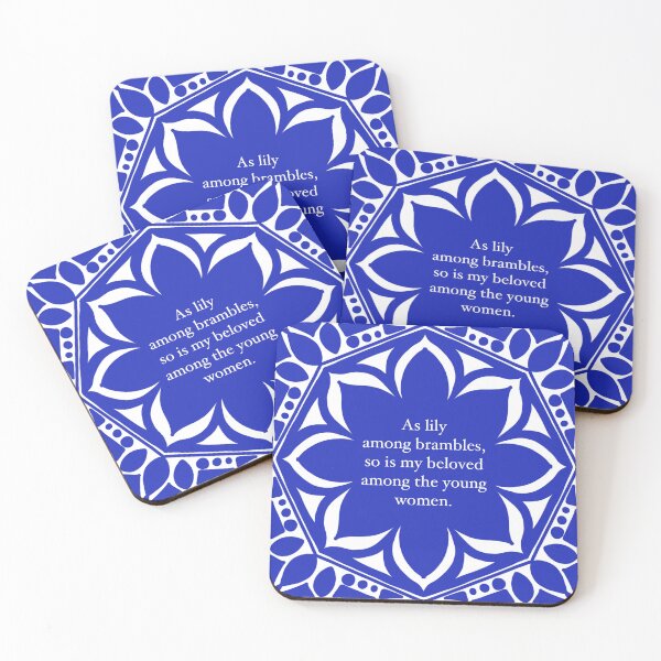 Item preview, (Song of Songs 2:2) Elegant Spanish Tiles Inspired Bible Verse Art  designed and sold by Mayalight.